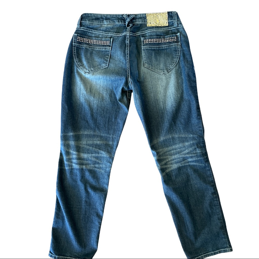 Baby Phat Jeans Embellished Accents Size 9